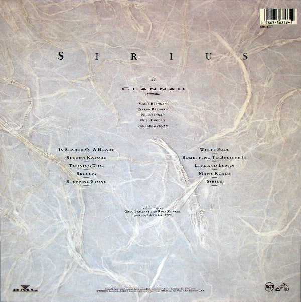 Clannad : Sirius (LP, Album)