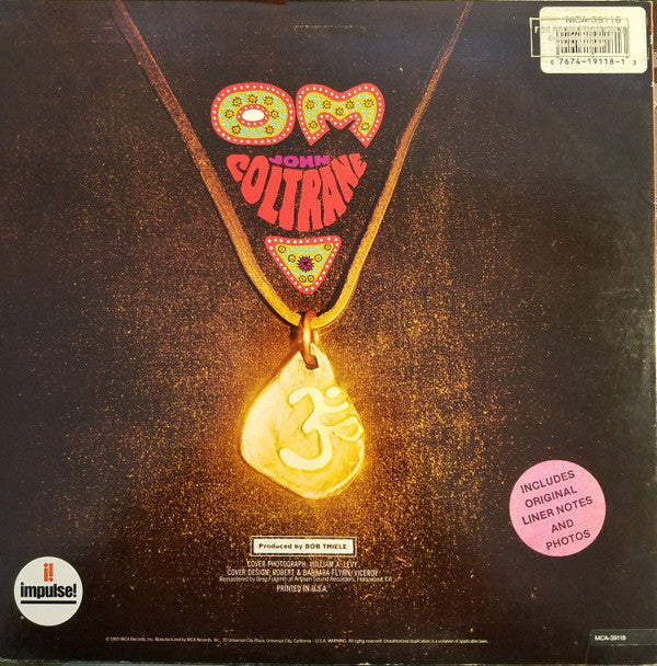 John Coltrane : Om (LP, Album, RE, RM)
