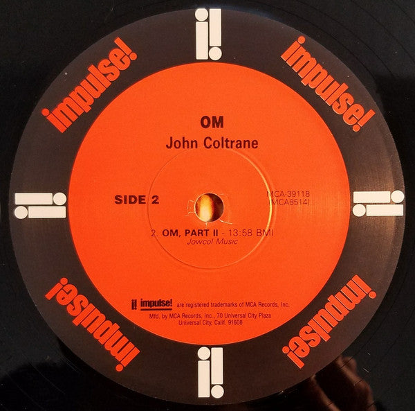 John Coltrane : Om (LP, Album, RE, RM)