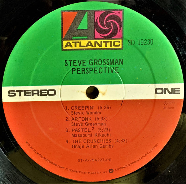 Steve Grossman : Perspective (LP, Album, PR )