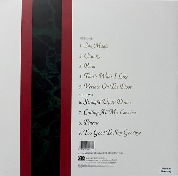 Bruno Mars : XXIVK Magic (LP, Album, Ltd, RE, Gol)