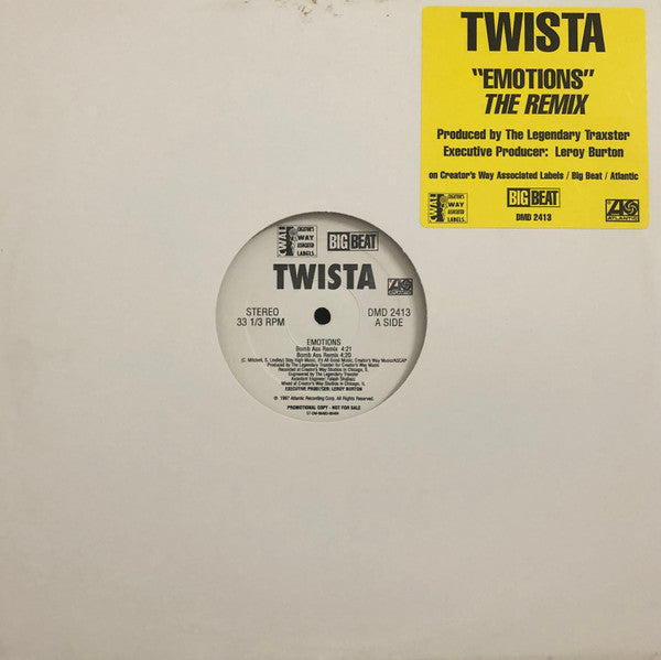 Twista : Emotions (The Remix) (12", Promo)