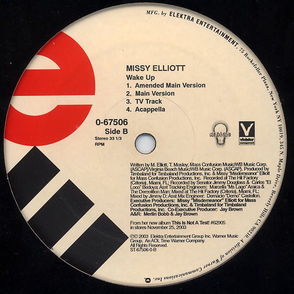 Missy Elliott : Pass That Dutch (12")