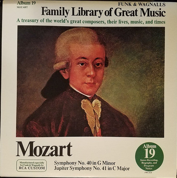 Mozart* : Symphony No. 40 In G Minor - Jupiter Symphony No. 41 In C Major (LP, Comp)