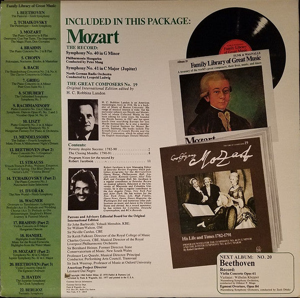 Mozart* : Symphony No. 40 In G Minor - Jupiter Symphony No. 41 In C Major (LP, Comp)