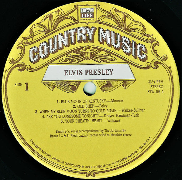 Elvis Presley : Country Music (LP, Comp)