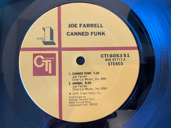 Joe Farrell : Canned Funk (LP, Album, Gat)