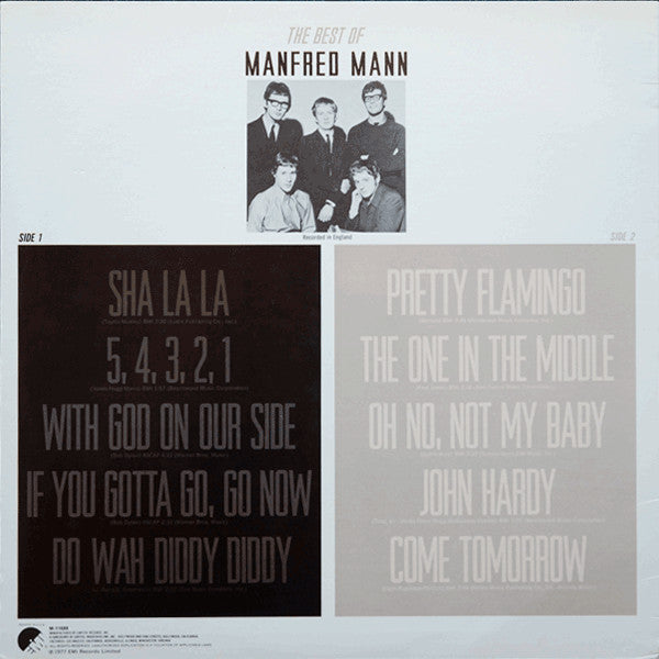 Manfred Mann : The Best Of Manfred Mann (LP, Comp)