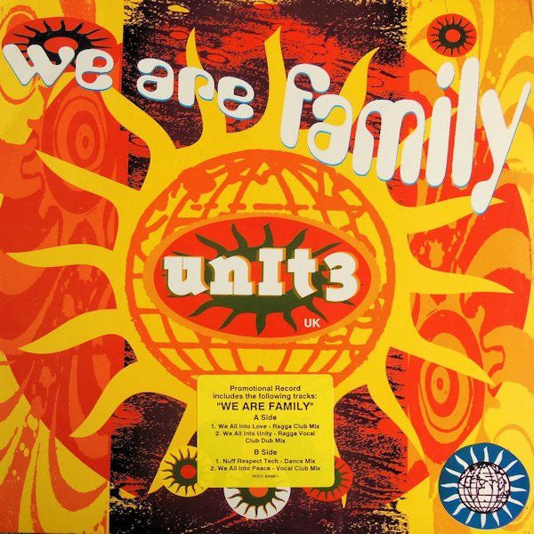 Unit 3 (2) : We Are Family (12", Promo)