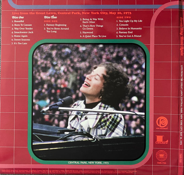 Carole King : Home Again (LP, S/Sided, Etch, Red + LP, Red + 7", Gre + DVD-V)