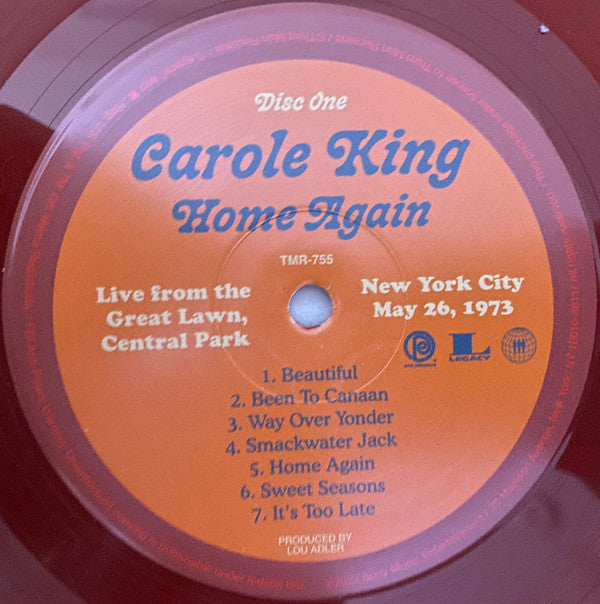 Carole King : Home Again (LP, S/Sided, Etch, Red + LP, Red + 7", Gre + DVD-V)