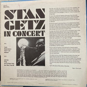 Stan Getz : Stan Getz In Concert (LP, Album)