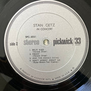 Stan Getz : Stan Getz In Concert (LP, Album)