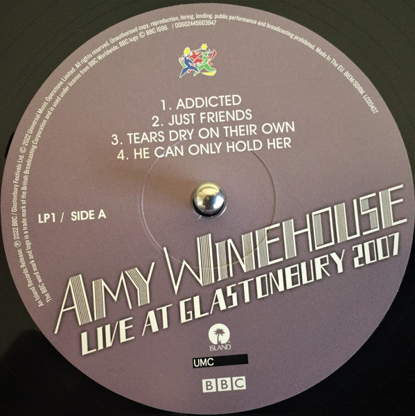 Amy Winehouse : Live At Glastonbury 2007 (2xLP, Album, 180)