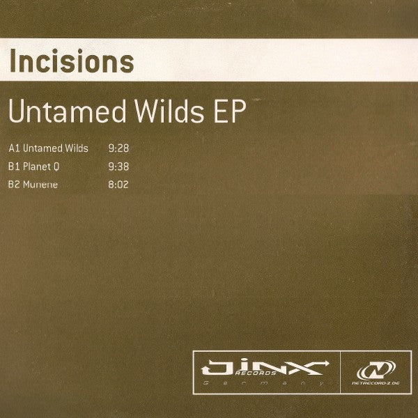 Incisions : Untamed Wilds EP (12")