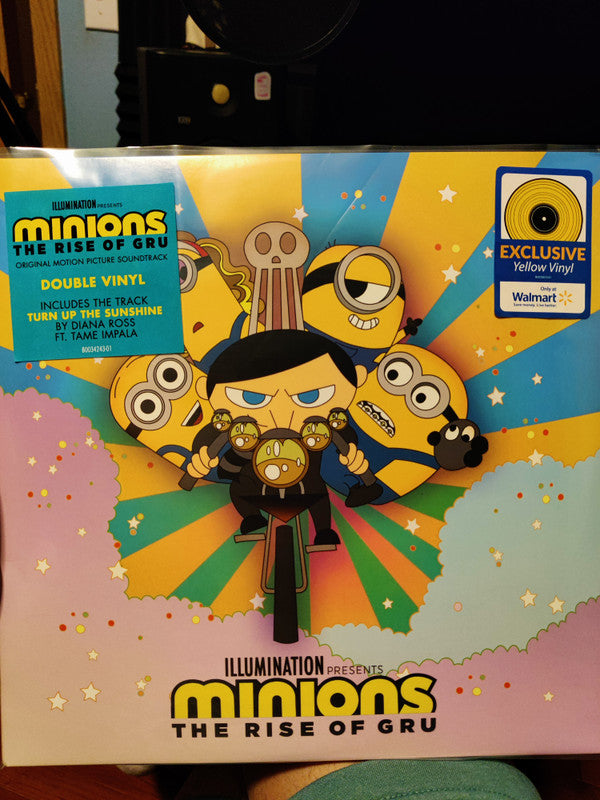 Various : Minions: The Rise Of Gru (Original Motion Picture Soundtrack) (2xLP, Comp, S/Edition, Yel)