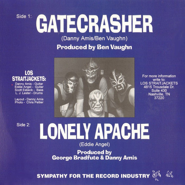 Los Straitjackets : Gatecrasher / Lonely Apache (7")