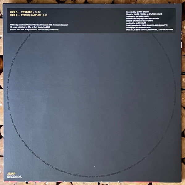 Phish : LP on LP 03: "Tweezer > Prince Caspian" 8/22/15 (LP, Fer)