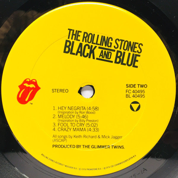 The Rolling Stones : Black And Blue (LP, Album, RE, Car)