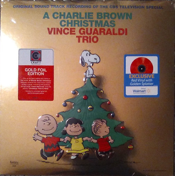 Vince Guaraldi Trio : A Charlie Brown Christmas  (LP, Album, Ltd, RE, Gol)