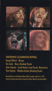 Creedence Clearwater Revival : At The Royal Albert Hall  (Cass, Album)