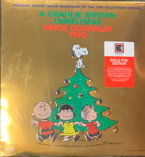 Vince Guaraldi Trio : A Charlie Brown Christmas  (LP, Album, Ltd, RE, Gol)