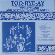 Kevin Rowland & Dexys Midnight Runners : Too-Rye-Ay As It Should Have Sounded (LP, Album, RE, RM)