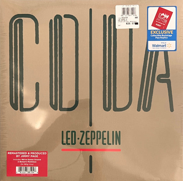 Led Zeppelin : Coda (LP, Album, RE, RM)