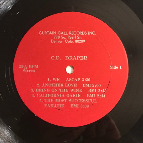 C.D. Draper : The Most Successful Failure In The World (LP, Album)