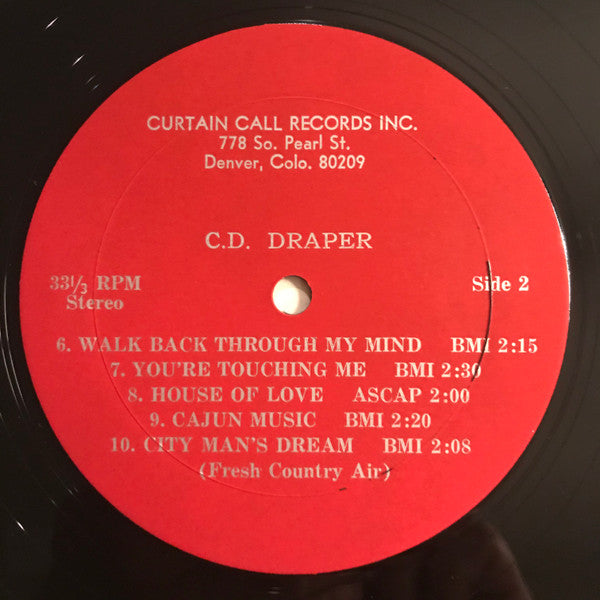 C.D. Draper : The Most Successful Failure In The World (LP, Album)