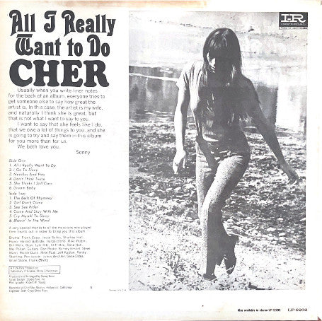 Chér* : All I Really Want To Do (LP, Album, Mono)