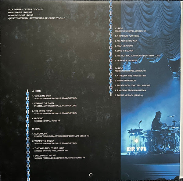 Jack White (2) : Live /// The Supply Chain Issues Tour (LP, Comp, Blu + LP, Whi + LP, Comp + 7", Single, B)