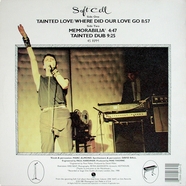 Soft Cell : Tainted Love / Where Did Our Love Go (12", RE, Spe)