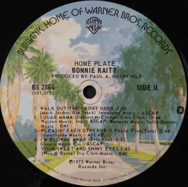 Bonnie Raitt : Home Plate (LP, Album, Los)