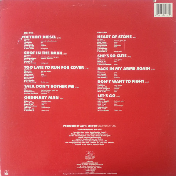 Alvin Lee : Detroit Diesel (LP, Album)
