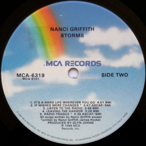 Nanci Griffith : Storms (LP, Album)