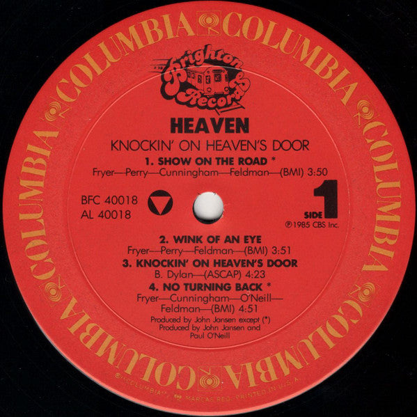 Heaven (13) : Knockin' On Heaven's Door (LP, Album)