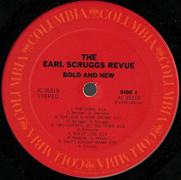 The Earl Scruggs Revue* : Bold And New (LP, Album)