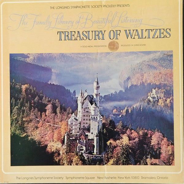 The Longines Symphonette : Treasury Of Waltzes (3xLP, Album, Box)