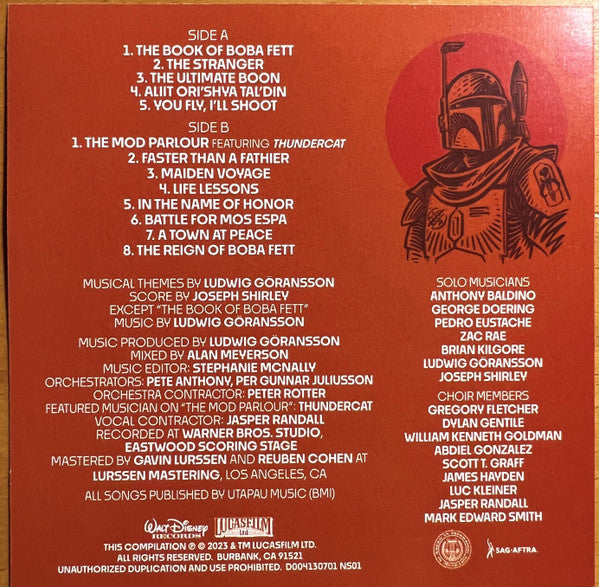 Various : Star Wars: The Book Of Boba Fett (Music From The Original Series) (LP, Comp, Pic)