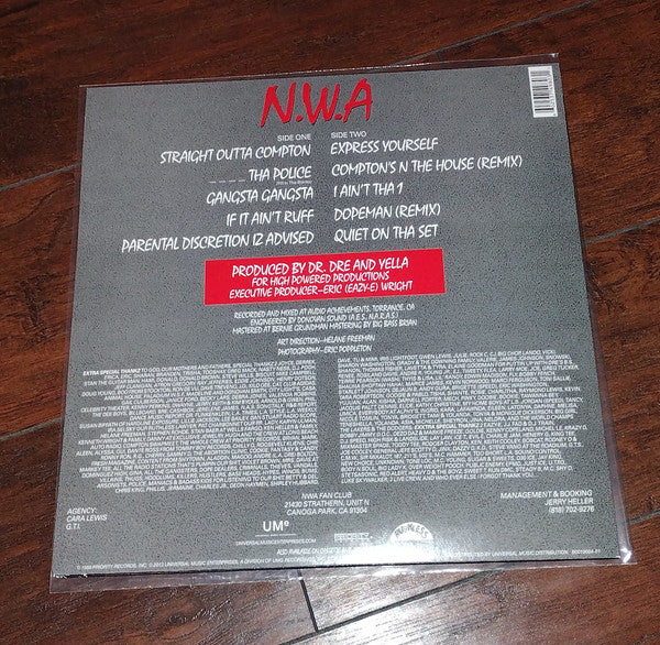 N.W.A. : Straight Outta Compton (LP, RE)