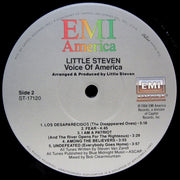 Little Steven : Voice Of America (LP, Album, Jac)