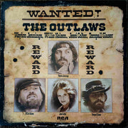 Waylon Jennings, Willie Nelson, Jessi Colter, Tompall Glaser : Wanted! The Outlaws (LP, Album, Tan)
