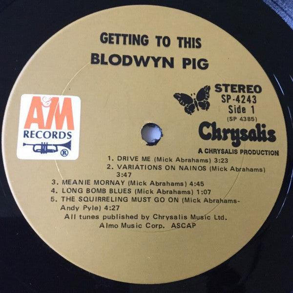 Blodwyn Pig : Getting To This (LP, Album, Ter)