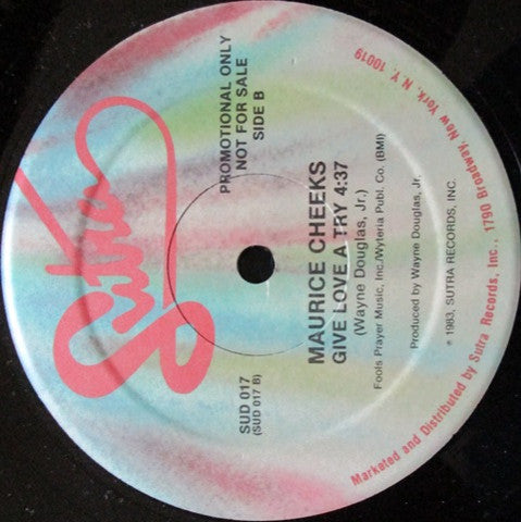 Maurice Cheeks : Calling You / Give Love A Try (12", Promo)