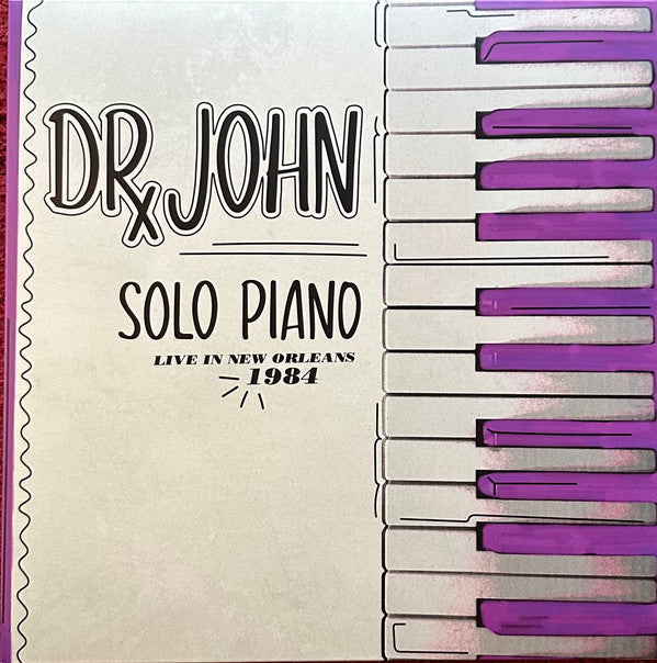 Dr. John : Solo Piano/Live in New Orleans 1984 (LP, Album, Club, Ltd, Pur)