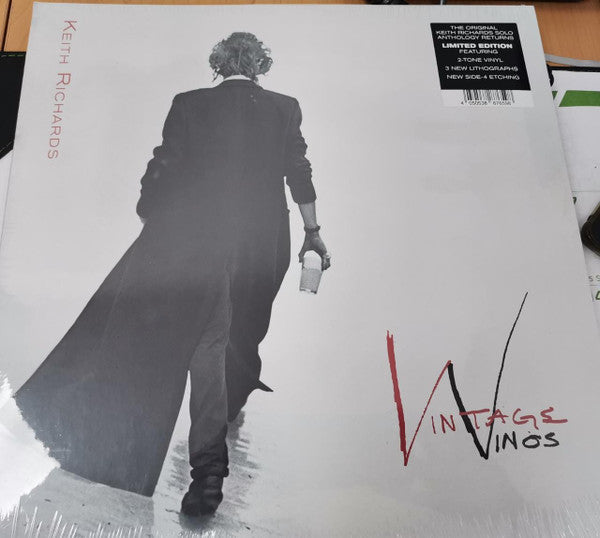 Keith Richards : Vintage Vinos (2xLP, RSD, Comp, Etch, Ltd, RE, Red)