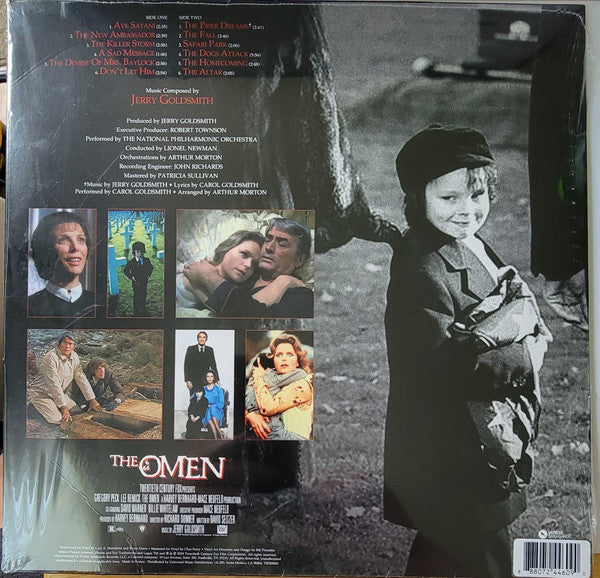 Jerry Goldsmith Composed By, Lionel Newman : The Omen (Original Motion Picture Soundtrack) (LP, Ltd, RE, Cle)