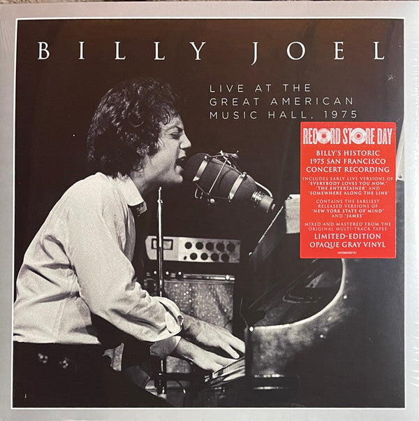 Billy Joel : Live At The Great American Music Hall, 1975 (2xLP, RSD, Ltd, Opa)