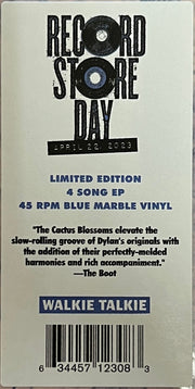 The Cactus Blossoms : If Not For You (Bob Dylan Songs Vol. 1) (12", EP, RSD, Ltd, Blu)